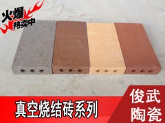 【精品】俊武新品真空烧结砖，专用地砖 ，耐磨透水。多色可选图2